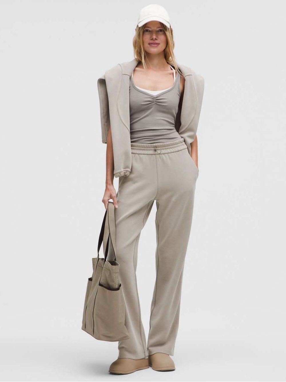 Lululemon Softstreme Tan High rise Pants 8